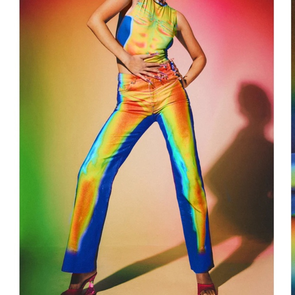 Jaded London Heat Map Jeans